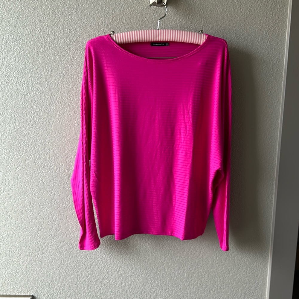 Fuchsia stripped long sleeve